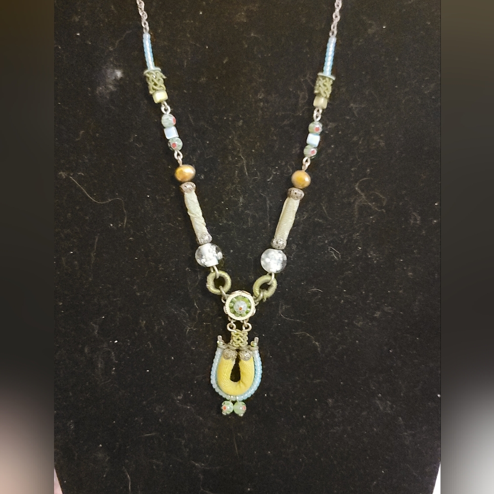 Ayala Bar Beaded Vintage Boho Style Necklace